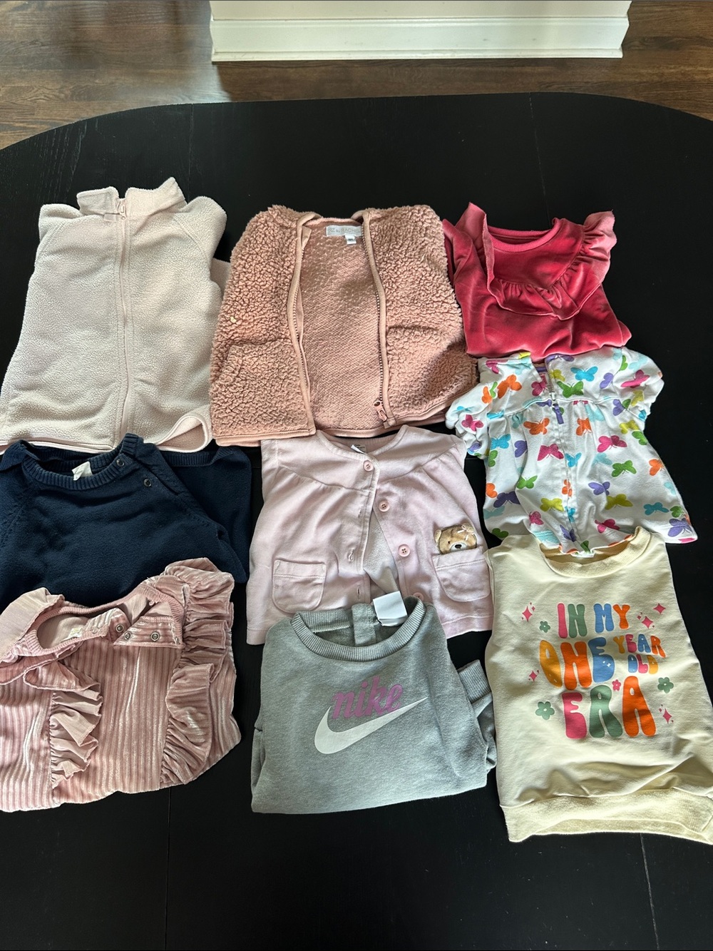 Toddler Girls Clothing Lot - Pink, Cream, Gray, Navy